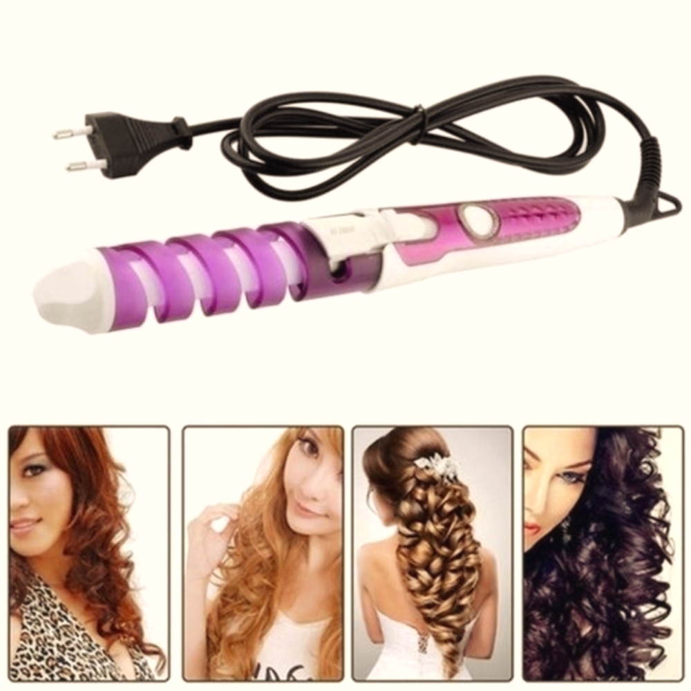 Spiral Hair Curler in Blue